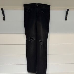 Women’s Just Black Denim Distressed Jeans size 27 🖤
